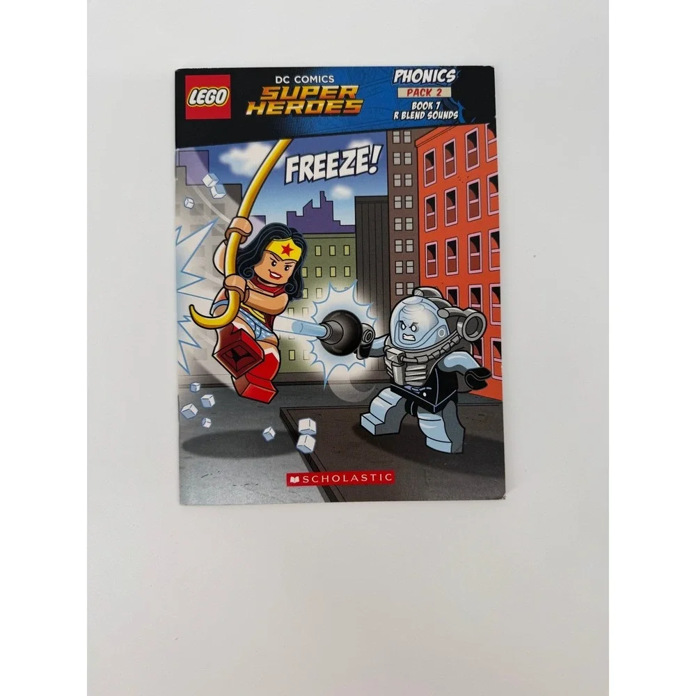 LEGO DC Comics Super Heroes Phonics Pack 2 Scholastic Readers Workbooks Set of 6